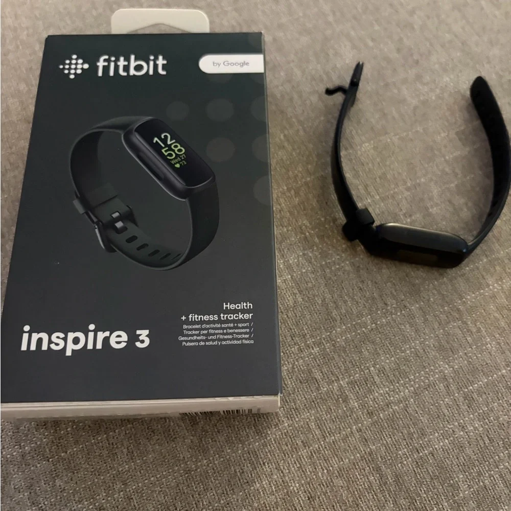 fitbit Inspire 3 Black Fitness Tracker with OLED Display